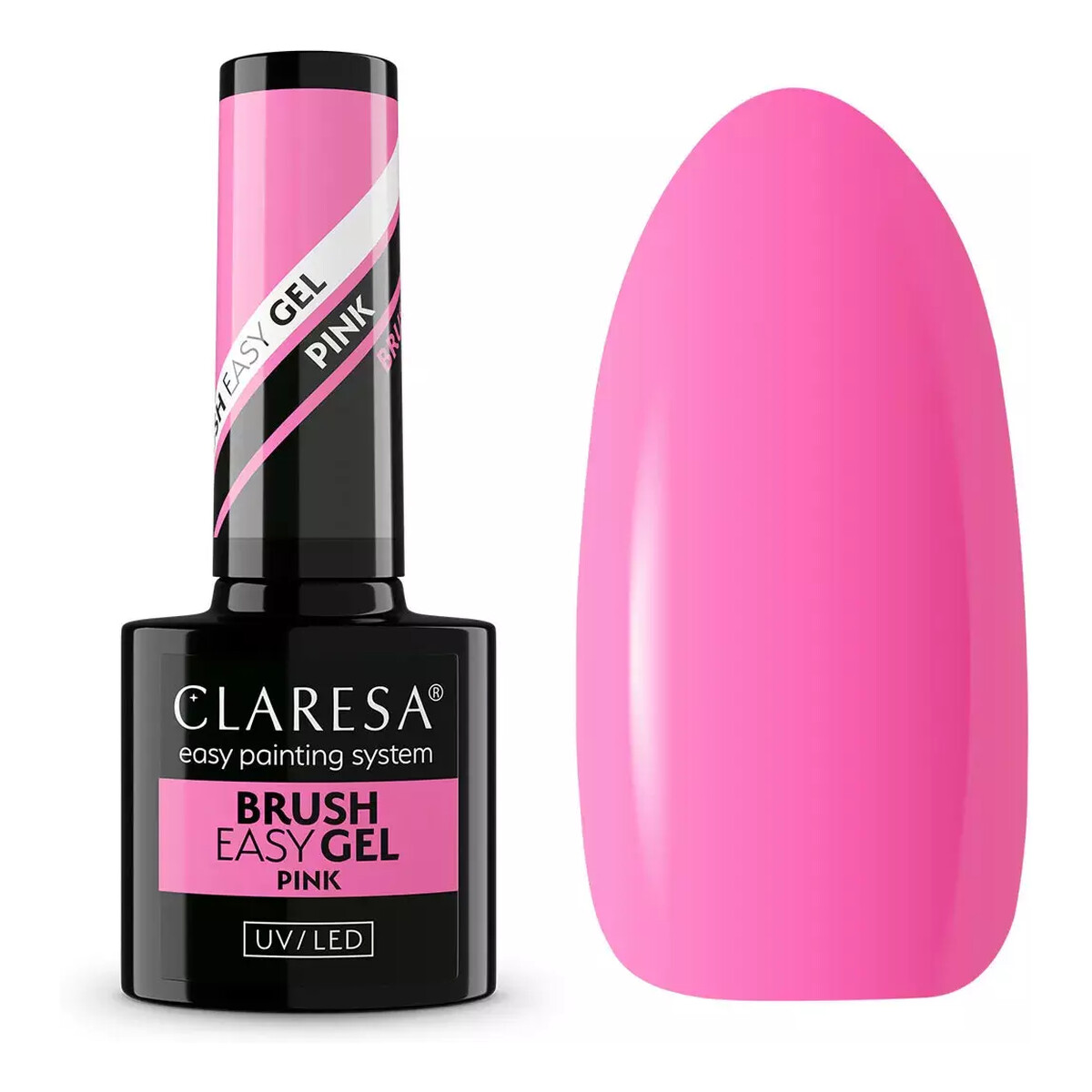 Claresa Brush Easy Gel Żel UV w butelce 5g