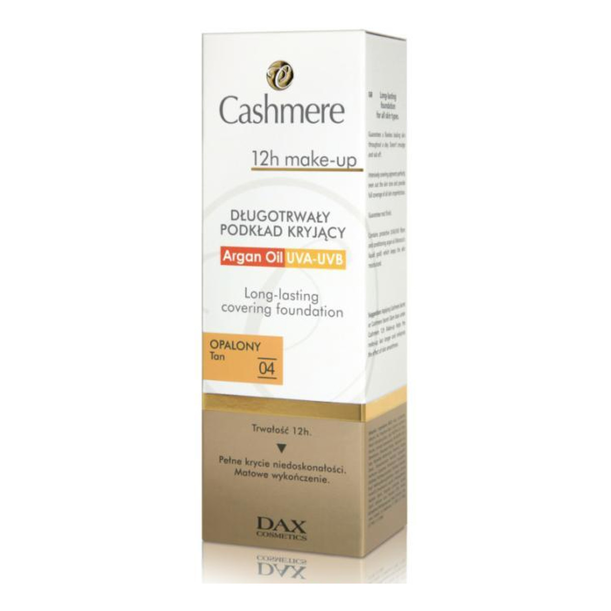 Cashmere 12H Make Up Długotrwały Podkład Kryjący Opalony (04) 30ml