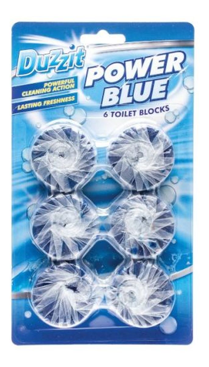 Krążki Czyszczące WC Power Blue 6szt