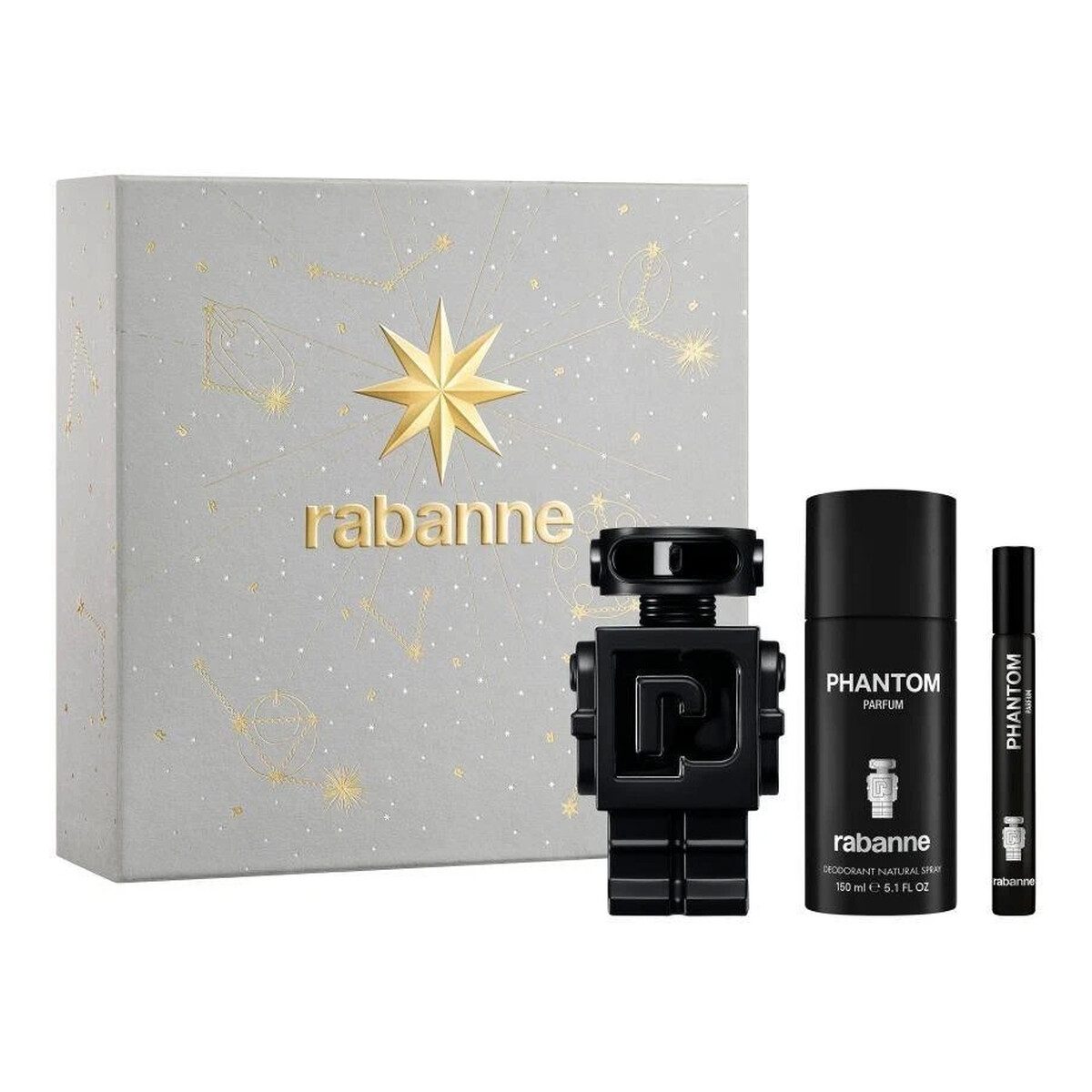 Paco Rabanne Phantom Zestaw perfumy spray 100ml + dezodorant spray 150ml + perfumy spray 10ml