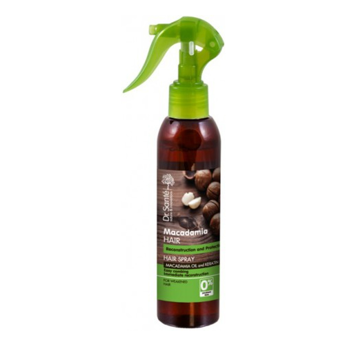 Dr. Sante Macadamia Hair Spray Do Włosów Ułatwiający Rozczesywanie z Olejem Macadamia i Keratyną 150ml