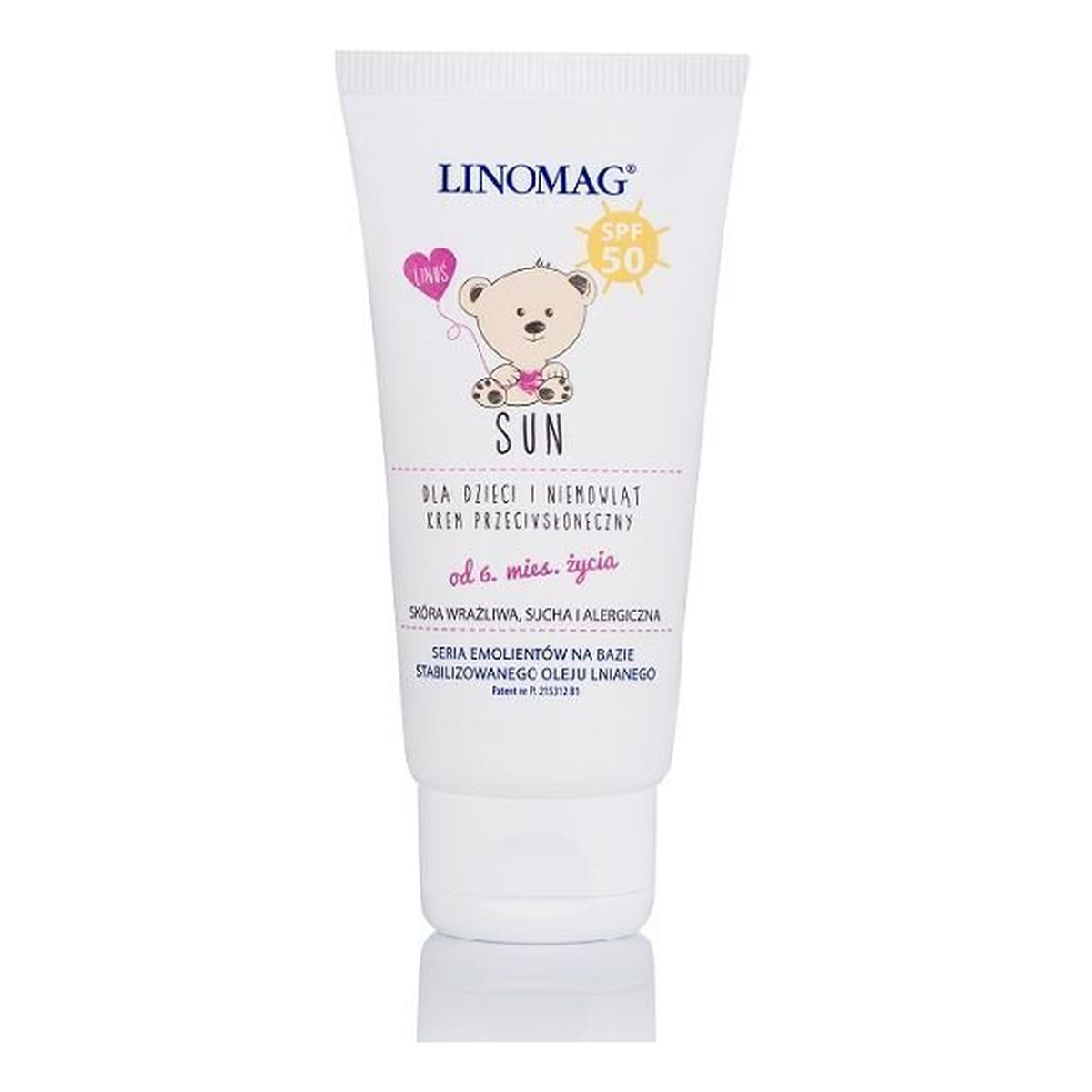 Linomag SUN KREM DO TWARZY dla dzieci SPF50 50ml