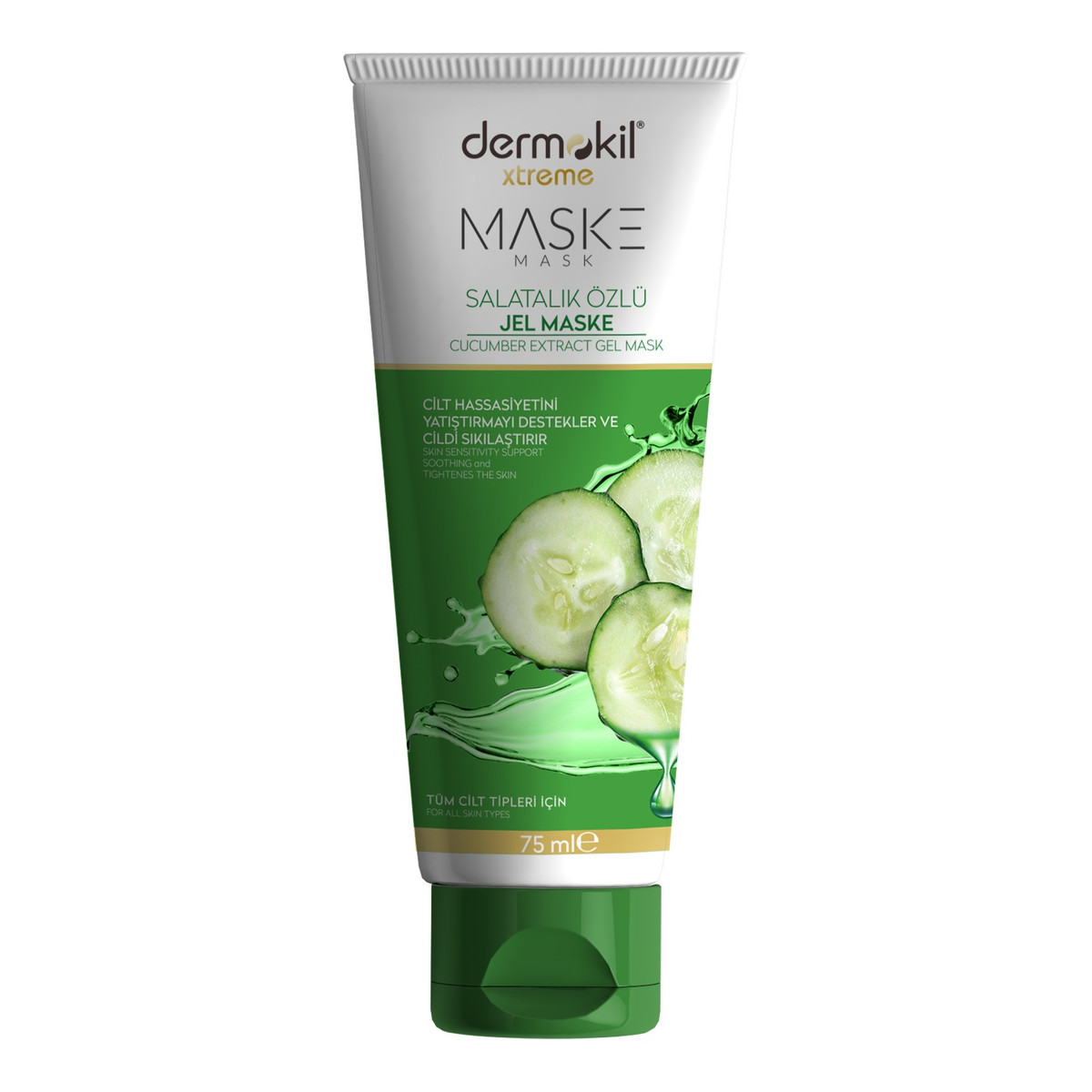 Dermokil Xtreme Cucumber Extract Gel Mask Żelowa maska z ekstraktem z ogórka 75ml