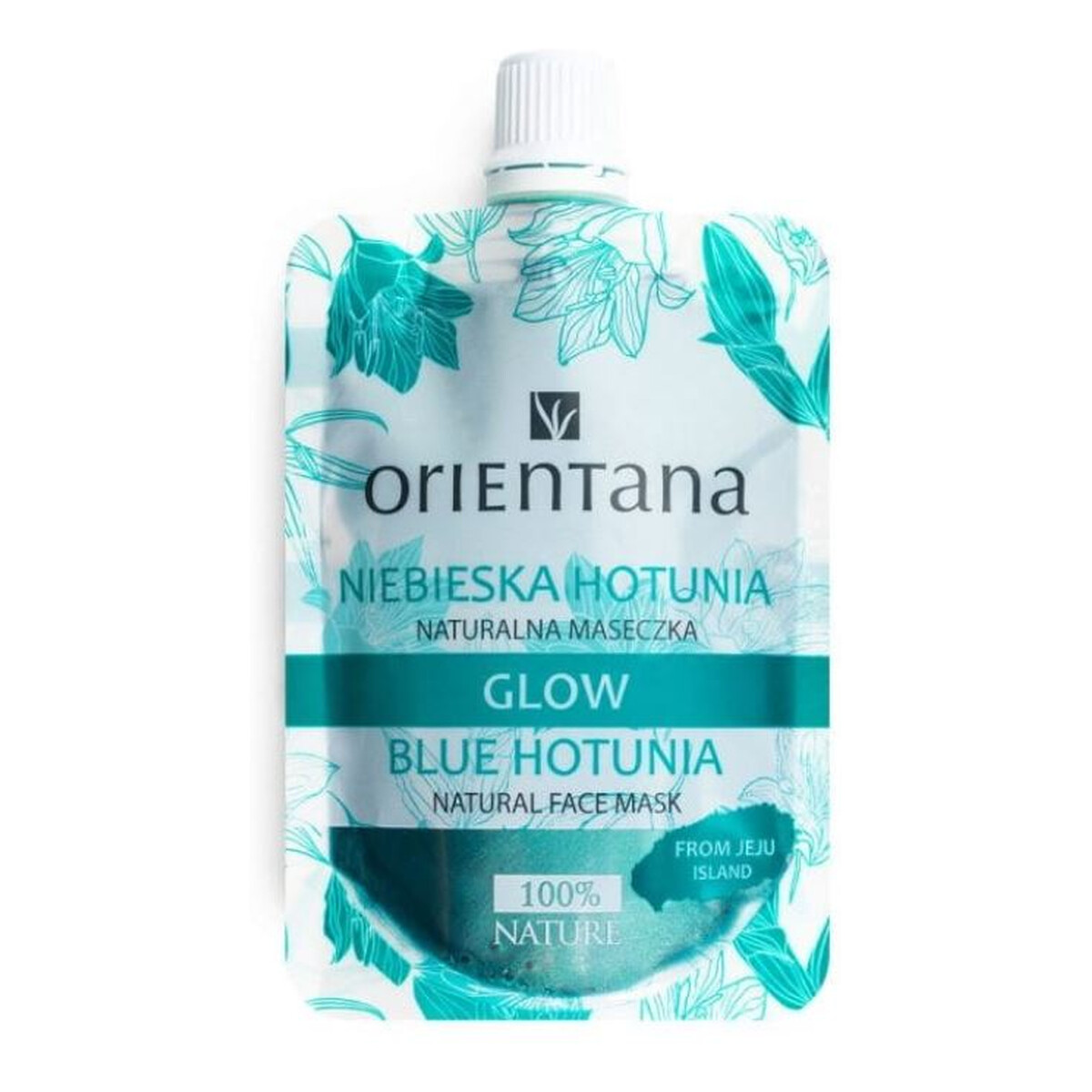 Orientana Glow Niebieska Hotunia Naturalna maseczka do twarzy 30ml