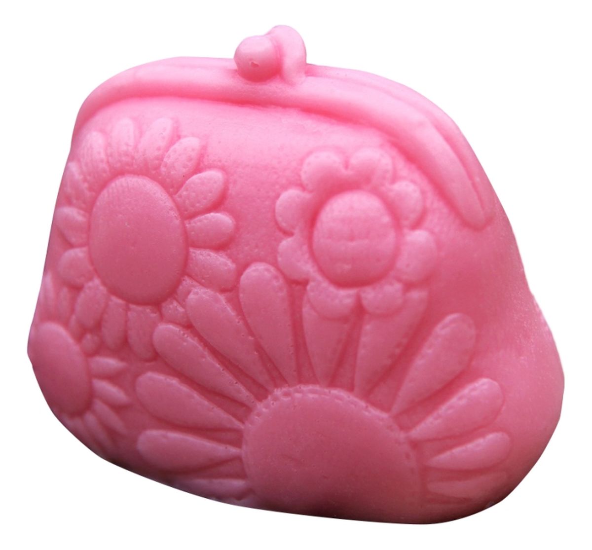 Różowa Portmonetka naturalne mydło glicerynowe Wiśnia