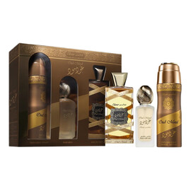 Zestaw woda perfumowana spray 100ml + mgiełka do włosów 50ml + dezodorant spray 200ml