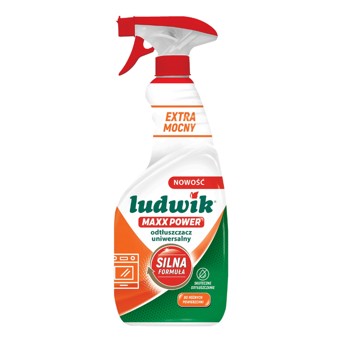 Ludwik Maxx Power Odtłuszczacz Uniwersalny Extra Mocny Spray 600ml