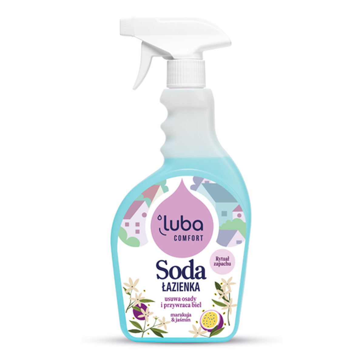 Luba Comfort Marakuja i Jaśmin Perfumowana soda do łazienki 500ml