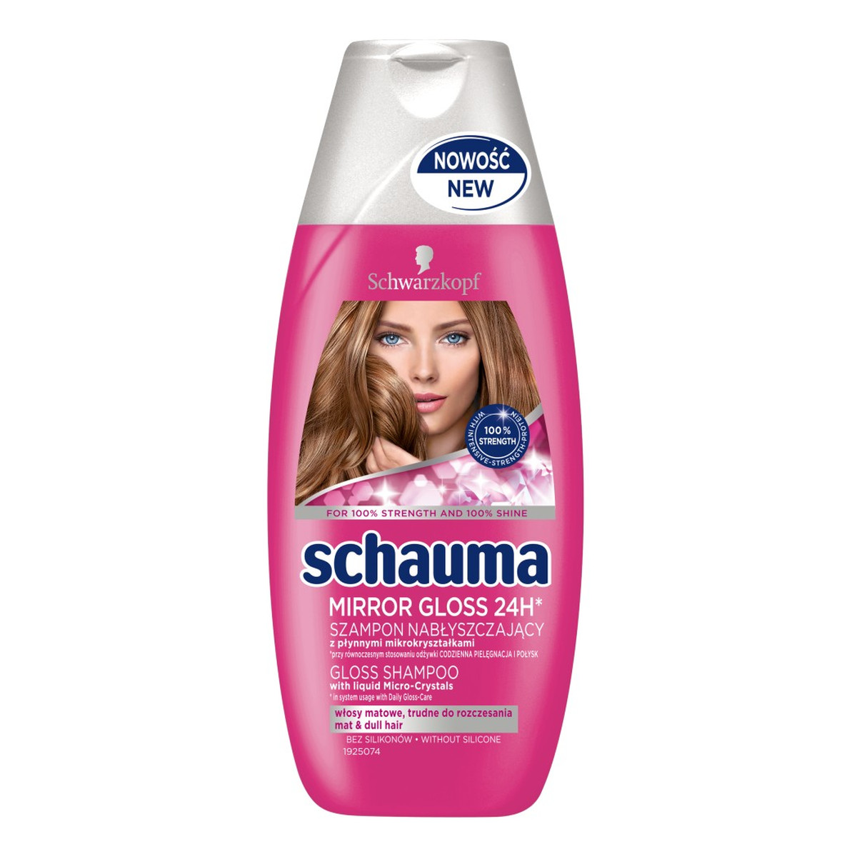 Schauma Mirror Gloss 24H Szampon do włosów nabłyszczający 250ml