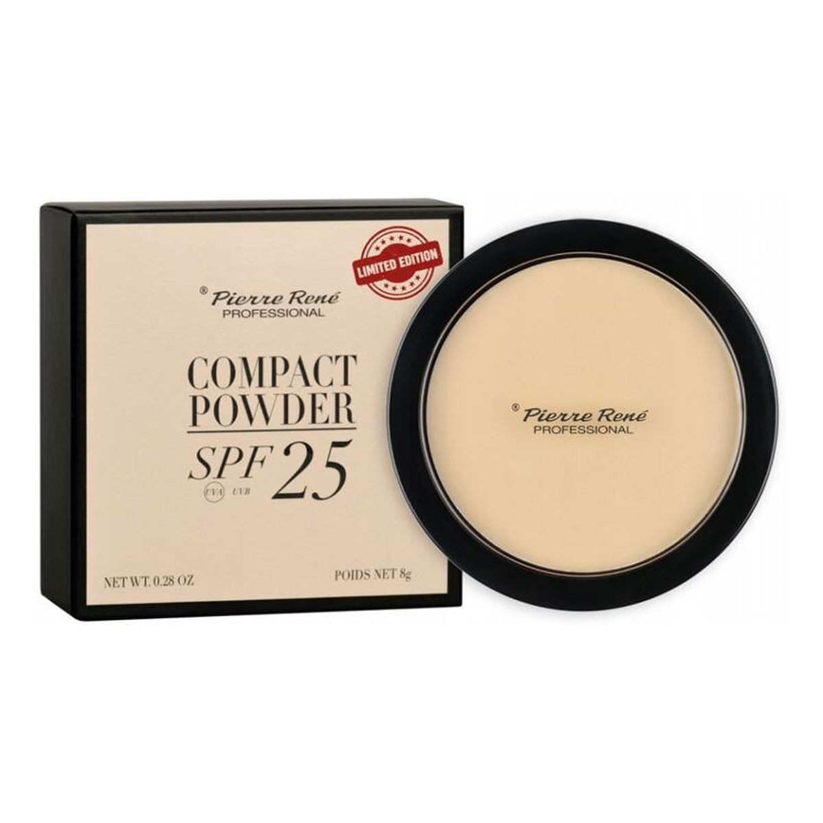 Pierre Rene Professional Compact Powder SPF25 Limited puder prasowany 8g