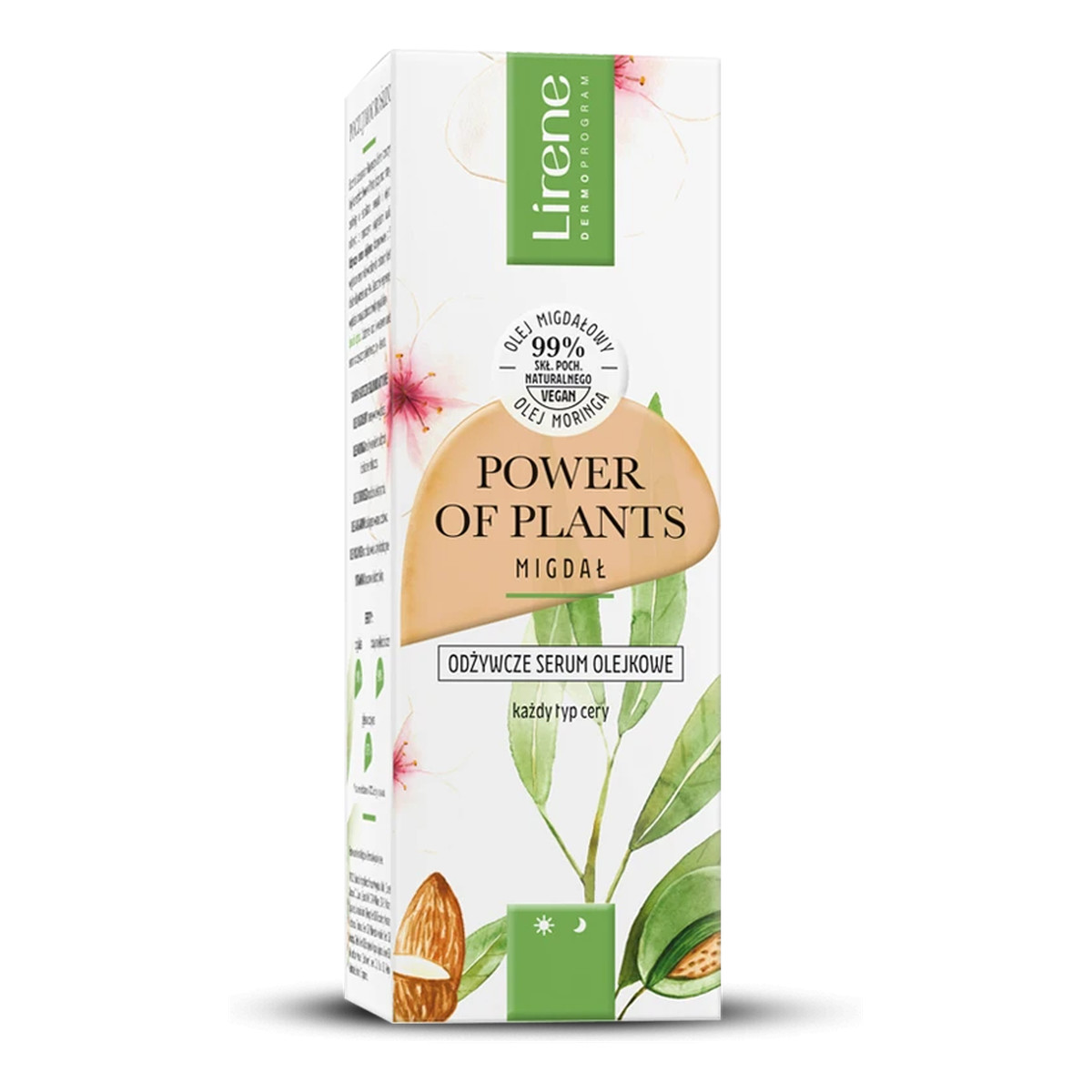 Lirene Power of Plants Odżywcze serum olejkowe Migdał 30ml