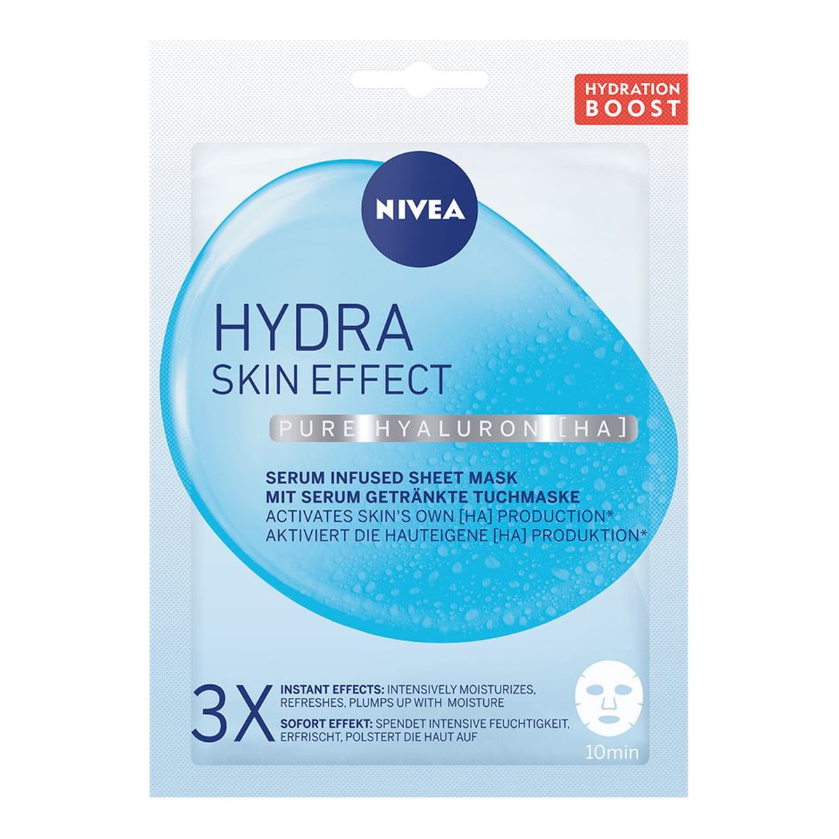 Nivea Hydra skin effect nawilżająca maska w płachcie