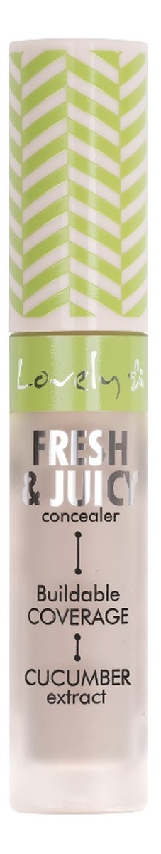 Concealer Rozświetlający korektor do twarzy z ekstraktem z ogórka