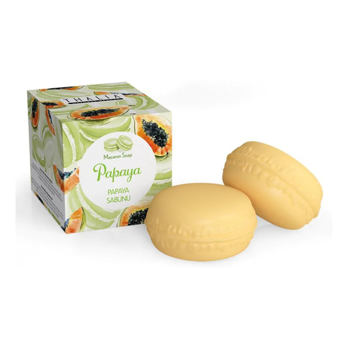 Thalia mydła macarons papaja 2x50 g 100g