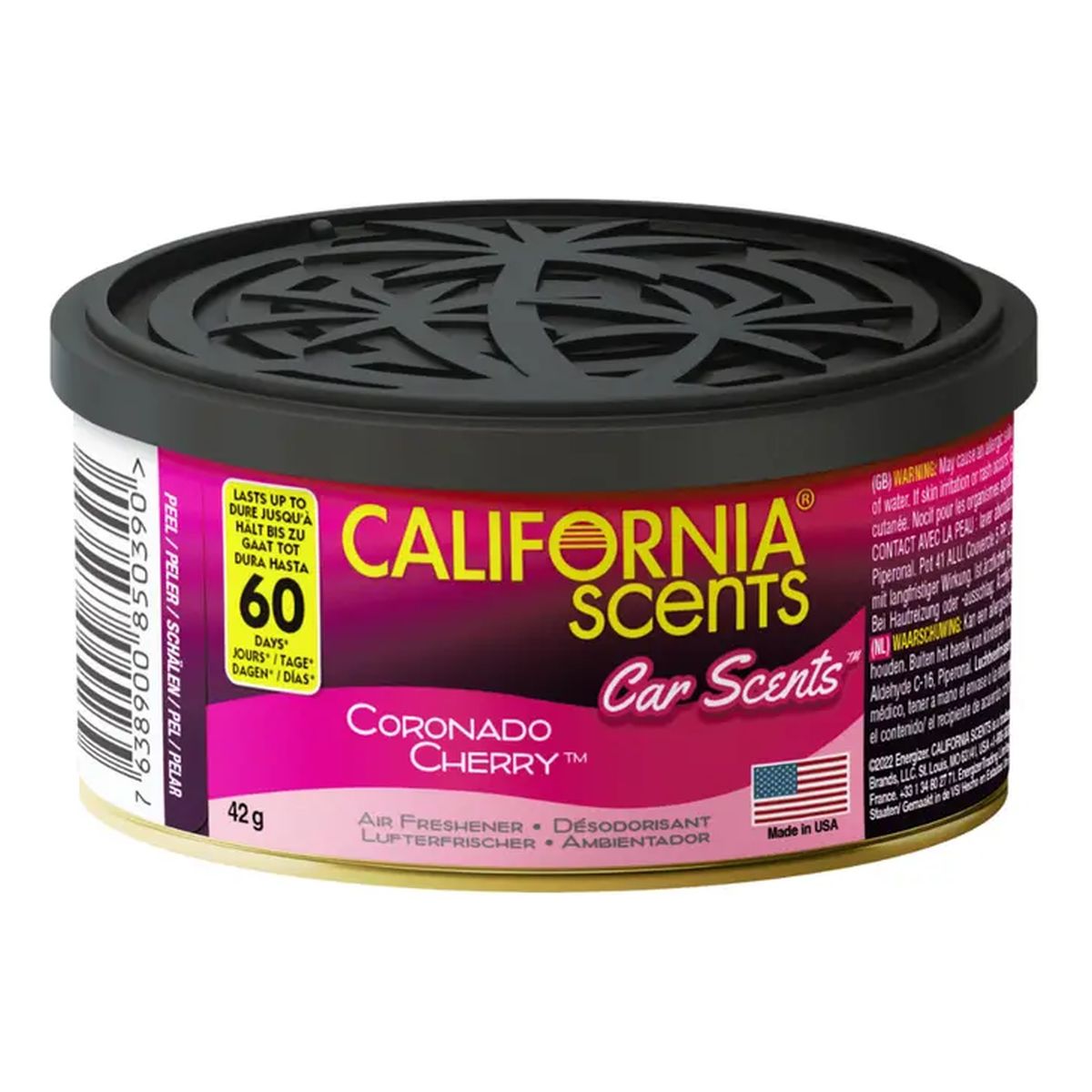 California Scents Car Scents Zapach Beverly Hills Bergamot 2szt. + Coronado Cherry 2szt.