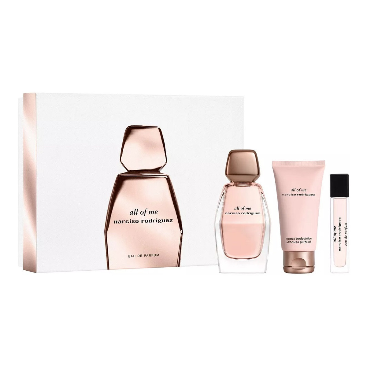 Narciso Rodriguez All Of Me Zestaw woda perfumowana spray 90ml + woda perfumowana spray 10ml + balsam do ciała 50ml