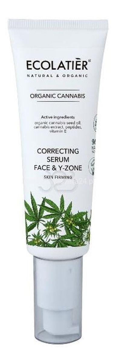 Organic Cannabis Serum-korektor ujędrniający do twarzy i szyi - cera wiotka
