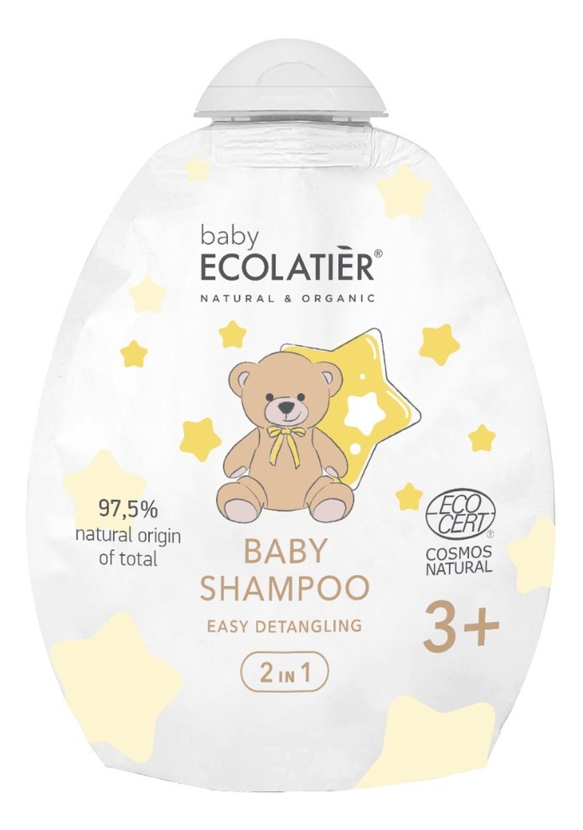 Szampon dla niemowląt 2w1 3+ łatwe rozczesywanie doypack refill