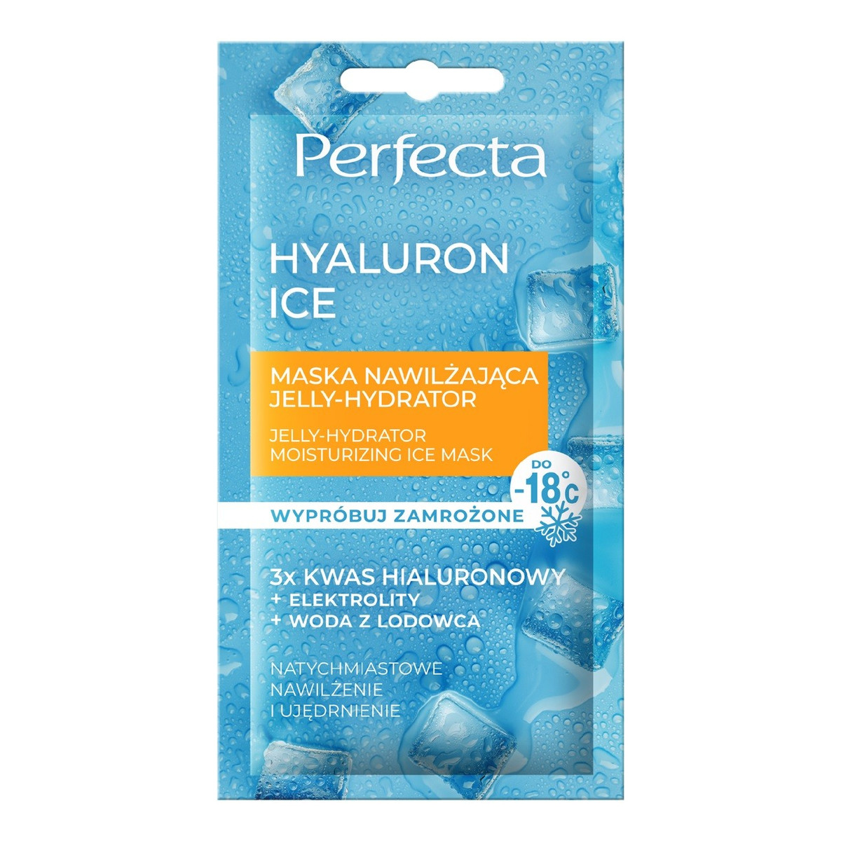 Perfecta hyaluron ice maska nawilżająca jelly-hydrator 8ml