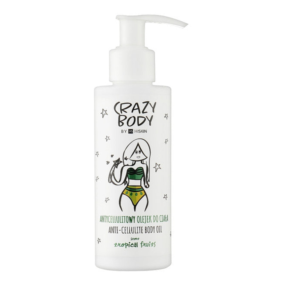 Hiskin Crazy Body olejek do ciała antycellulitowy Tropical Fruits 150ml