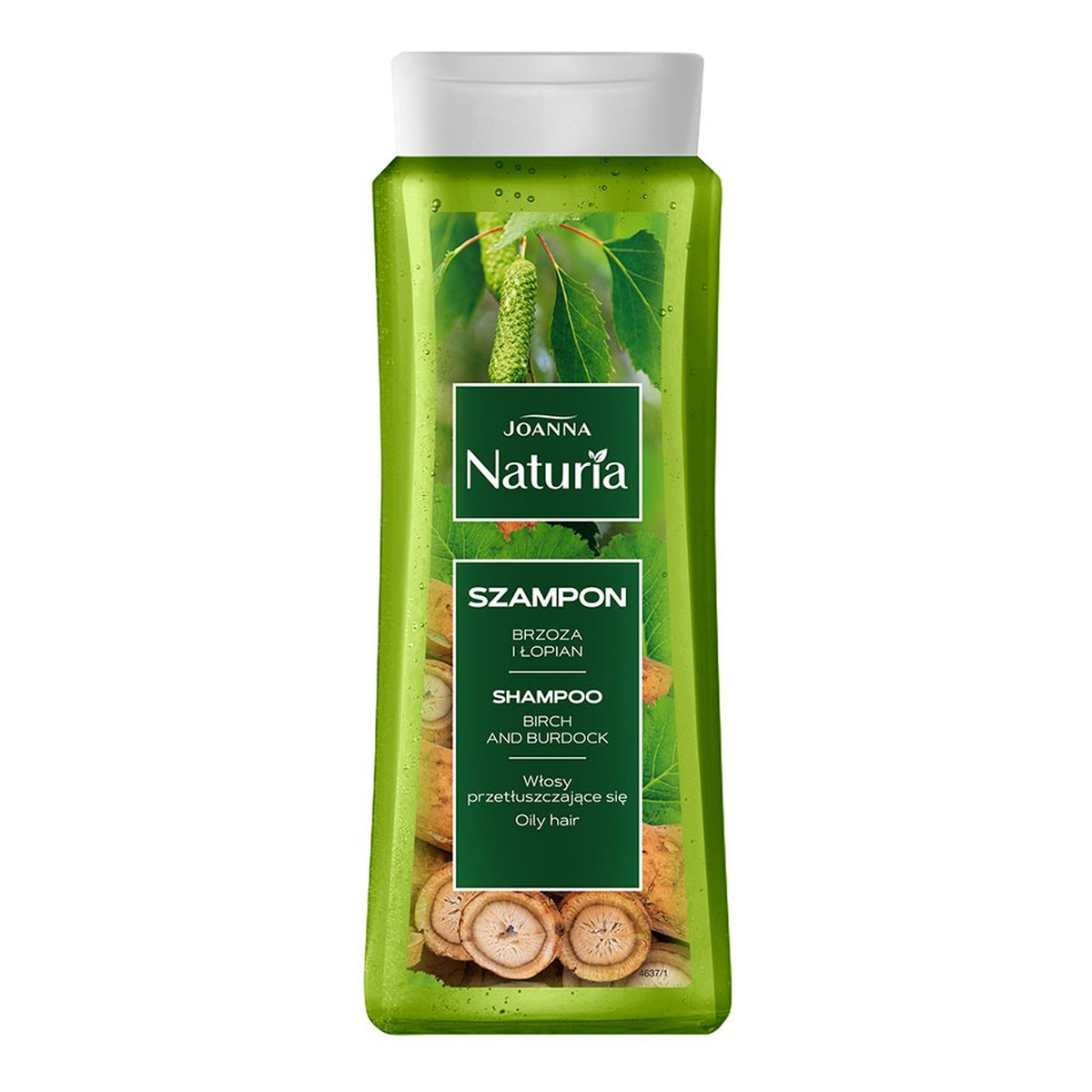 Joanna Naturia szampon do włosów przetłuszczających się brzoza i łopian 500ml