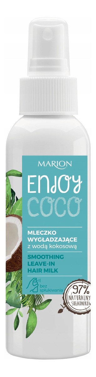 wygładzające Mleczko do włosów z wodą kokosową