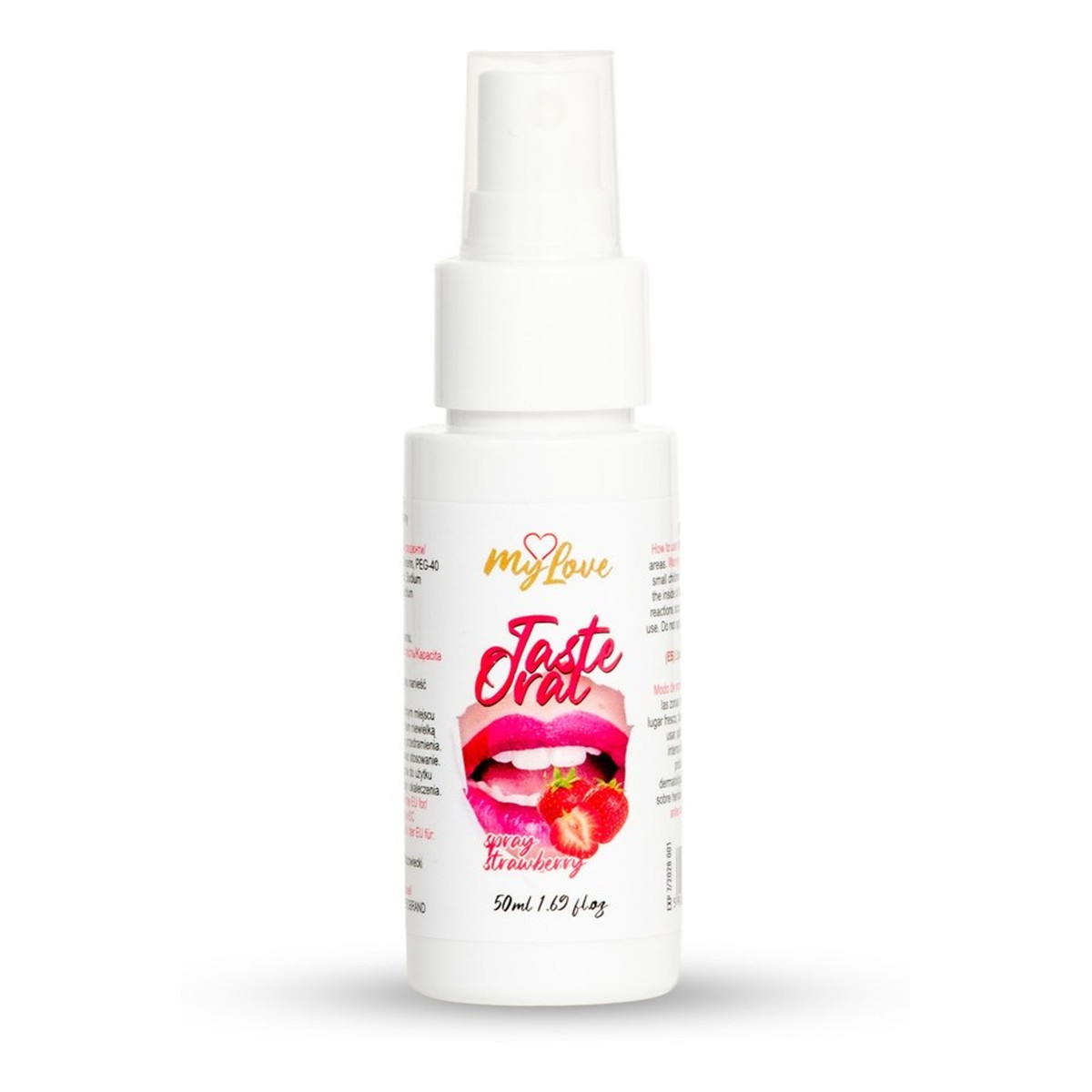 MyLove Taste Oral płyn do seksu oralnego Strawberry 50ml