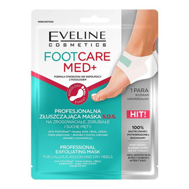 Foot Care Med+ Profesjonalna Złuszczająca Maska płachtowa S.O.S na pięty 1 para