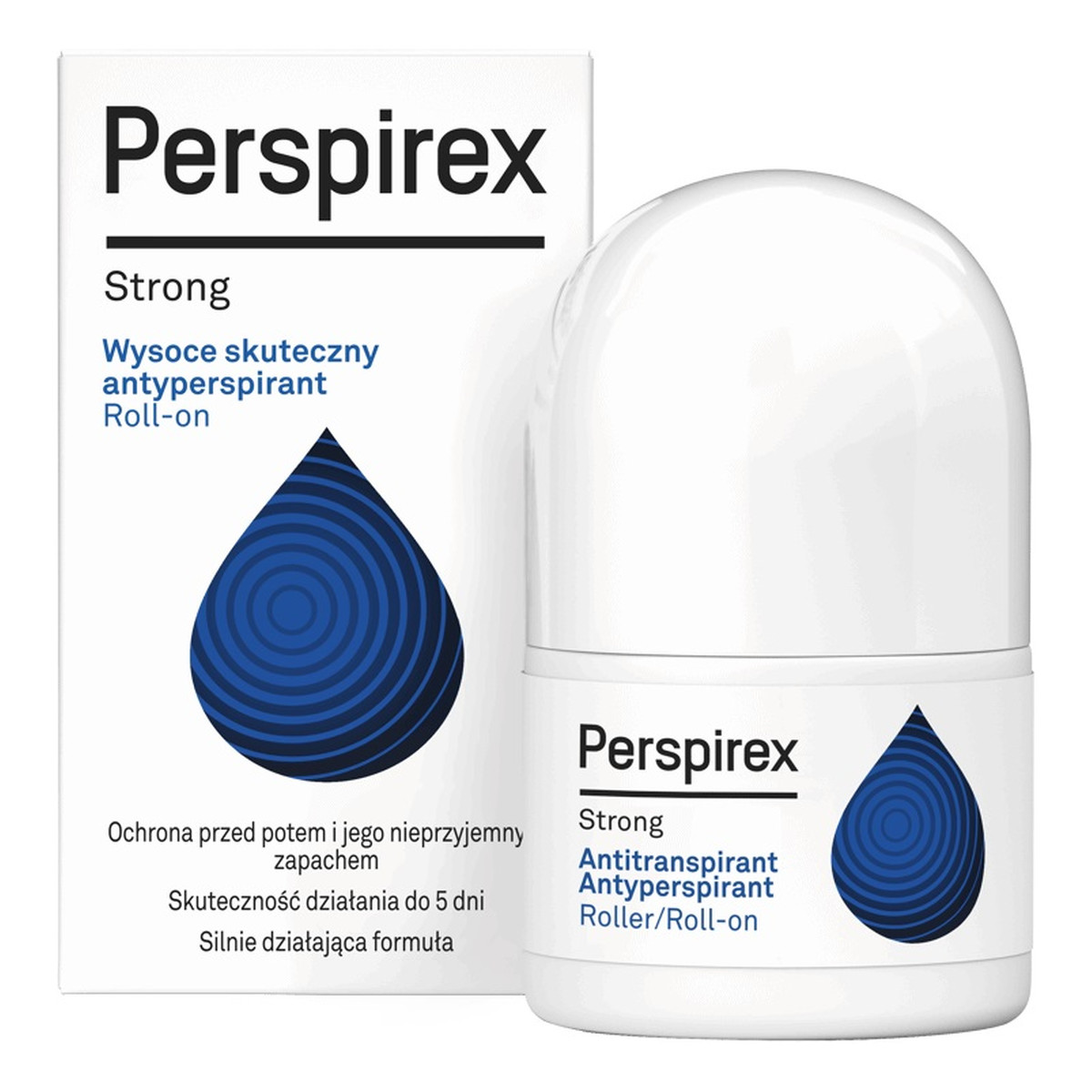 Perspirex Strong Antyperspirant roll-on dla najsilniejszej ochrony 20ml