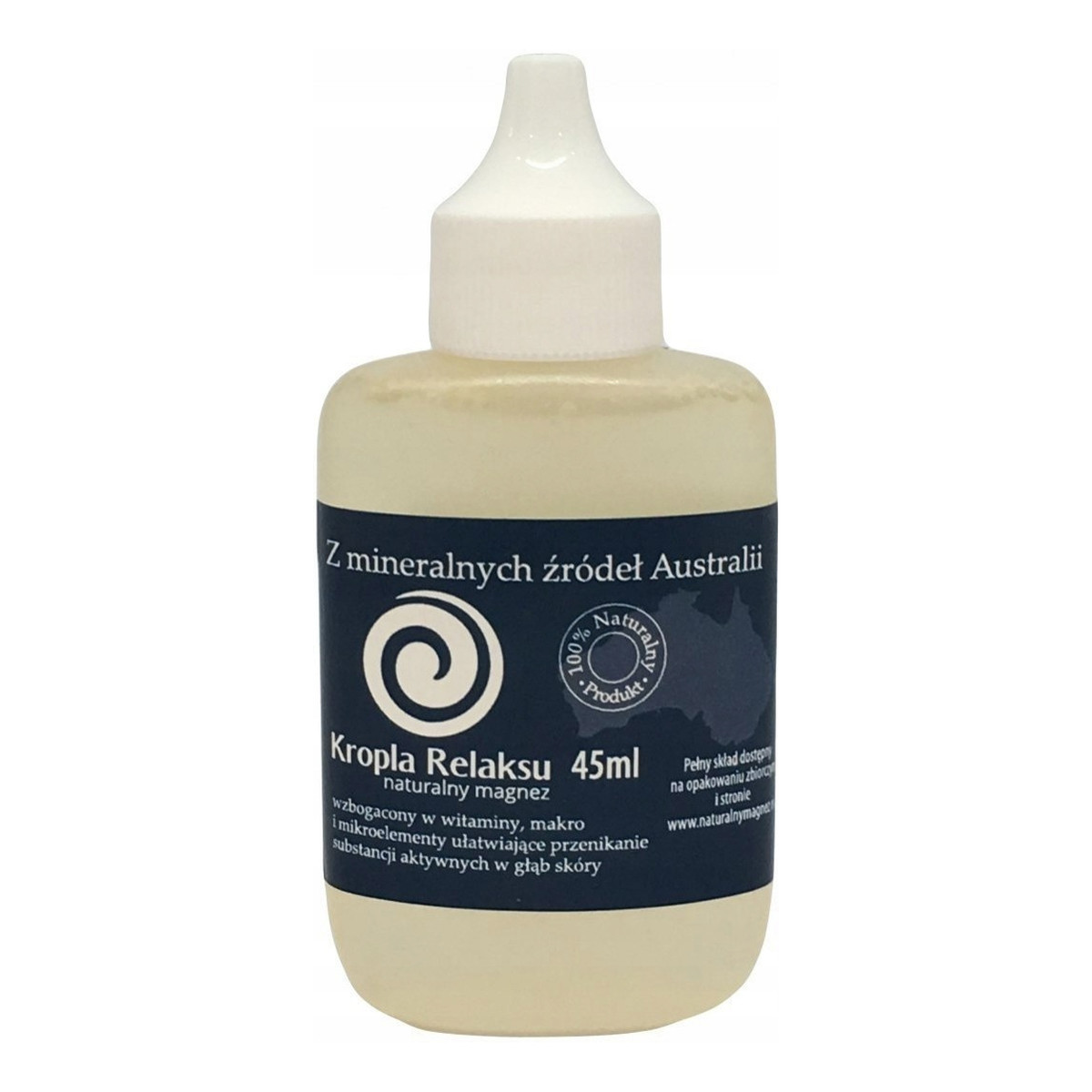 Kropla Relaksu Naturalny Magnez z mineralnych źródeł Australii 45ml