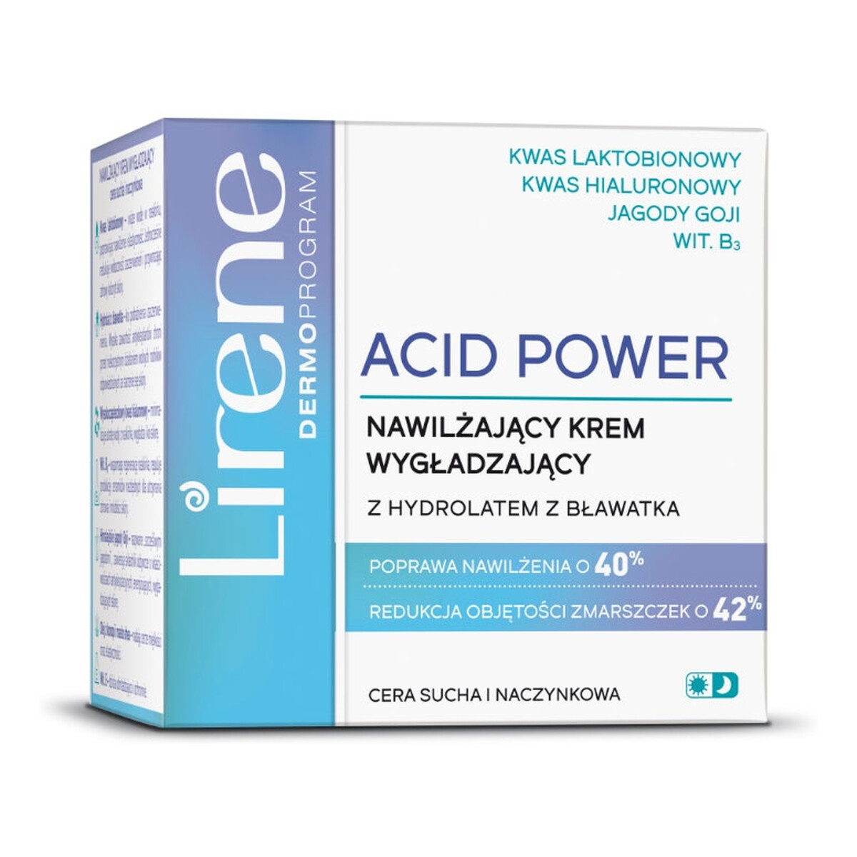 Lirene Acid Power Nawilżający krem wygładzający 50ml