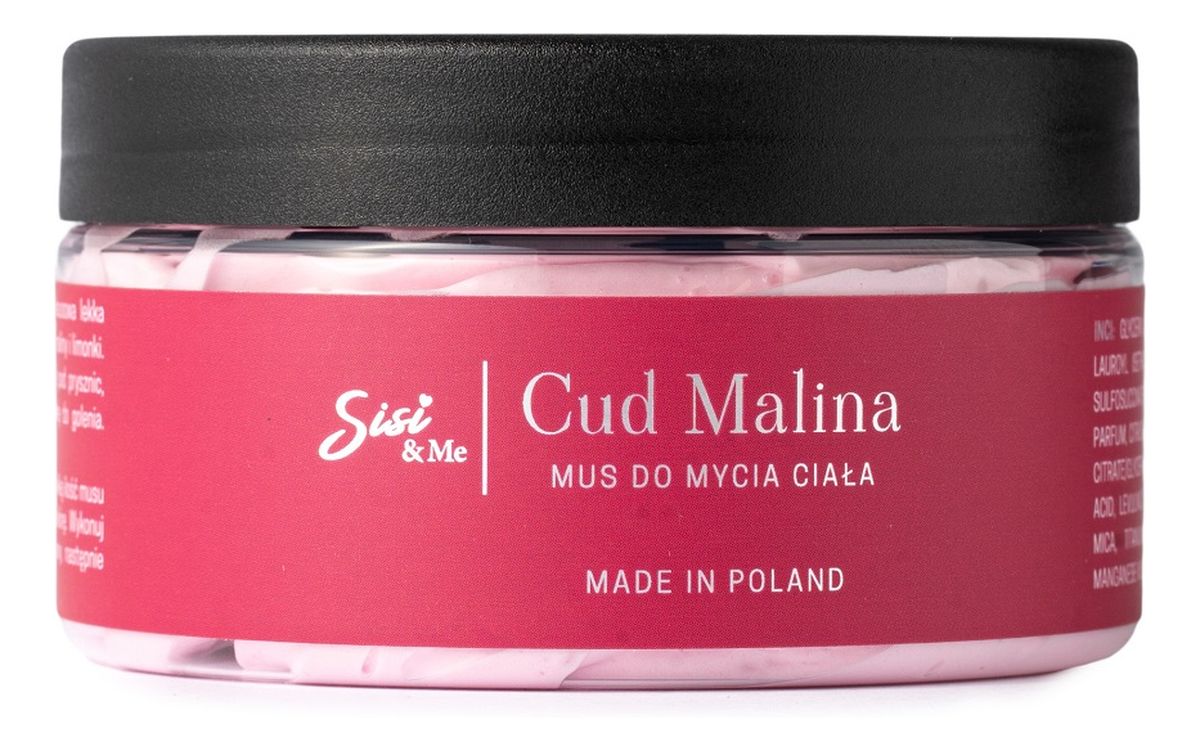 Cud malina mus do mycia ciała