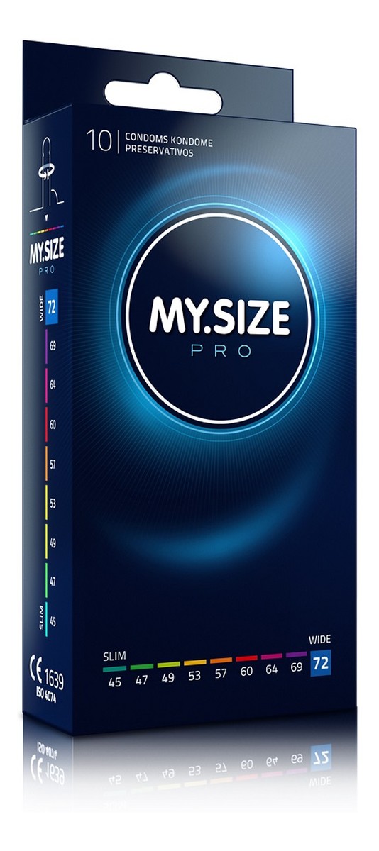 Condoms prezerwatywy 72mm 10szt
