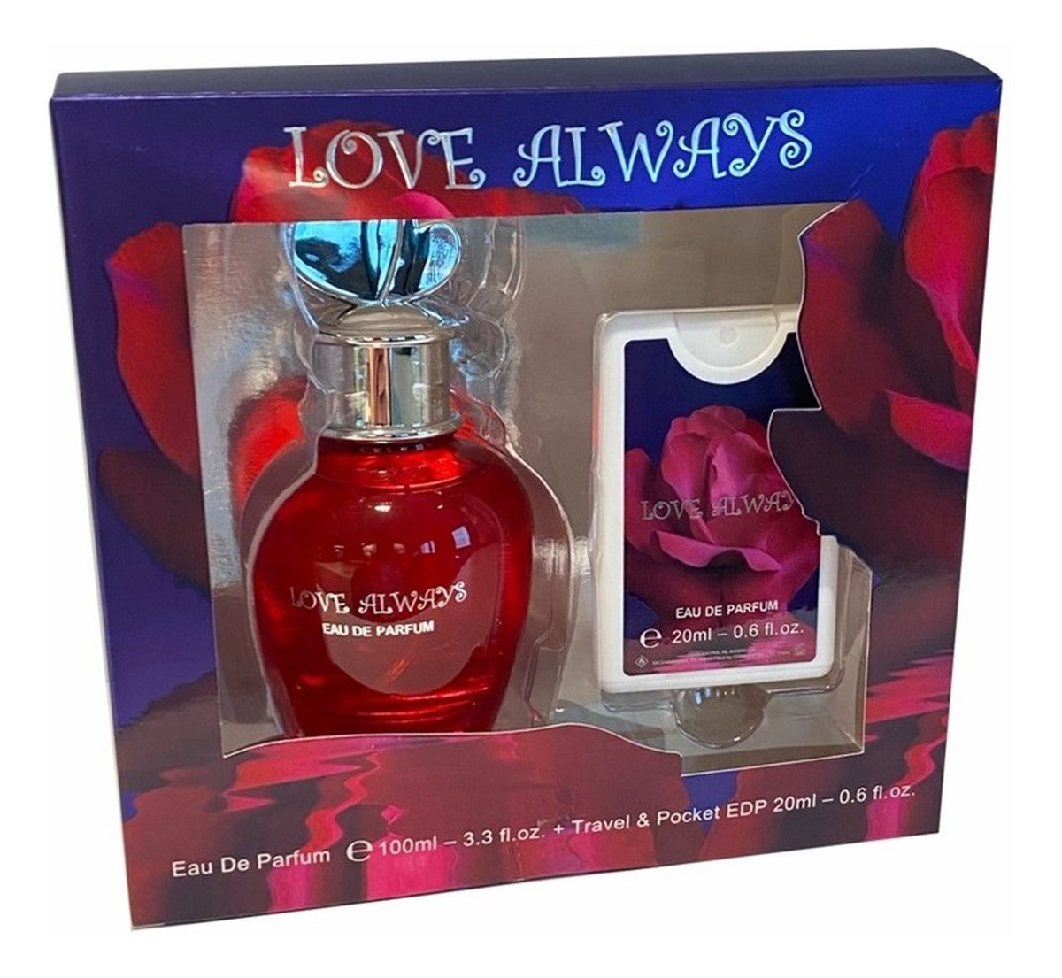 Zestaw woda perfumowana spray 100ml + woda perfumowana spray 20ml