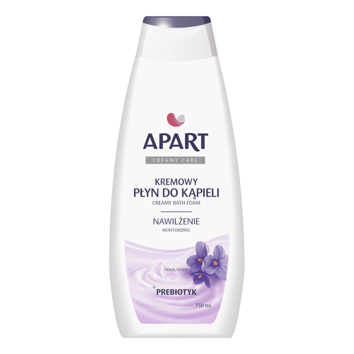 Apart Natural Creamy Care Kremowy płyn do kąpieli Fiołek 750ml