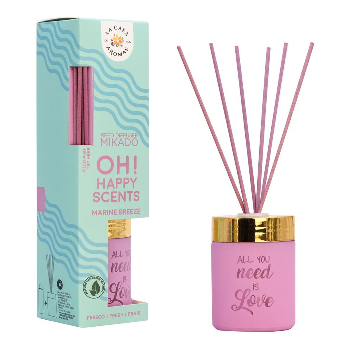 La Casa De Los Aromas Oh! happy scents patyczki zapachowe marine breeze 100ml