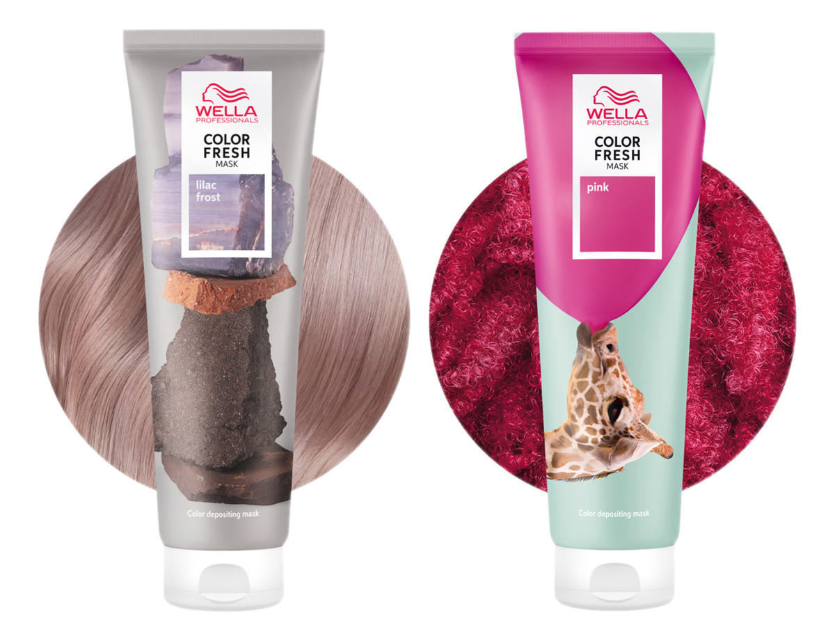 Odżywcza maska koloryzująca Lilac Frost + Pink 2x150ml