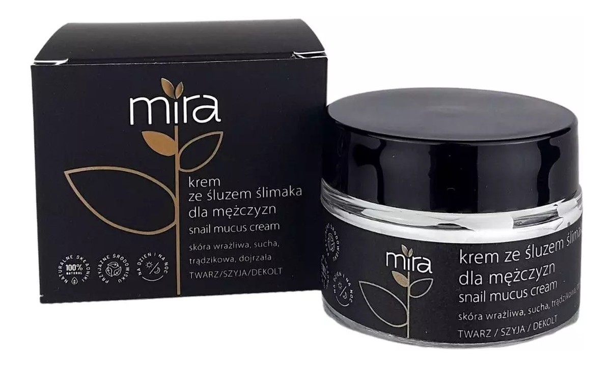 Krem ze śluzem ślimaka dla mężczyzn