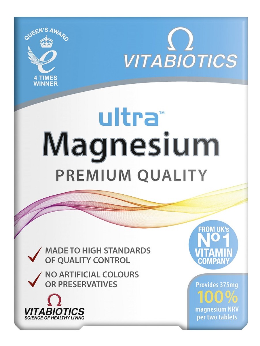 Ultra magnesium 375mg suplement diety 60 tabletek