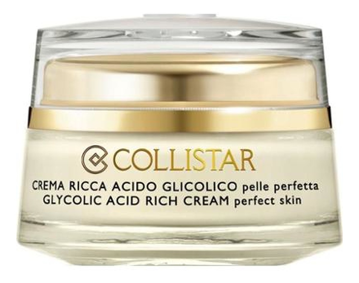 Glycolic Acid Rich Cream Perfect Skin przeciwstarzeniowy nawilżający krem do twarzy z kwasem glikolowym