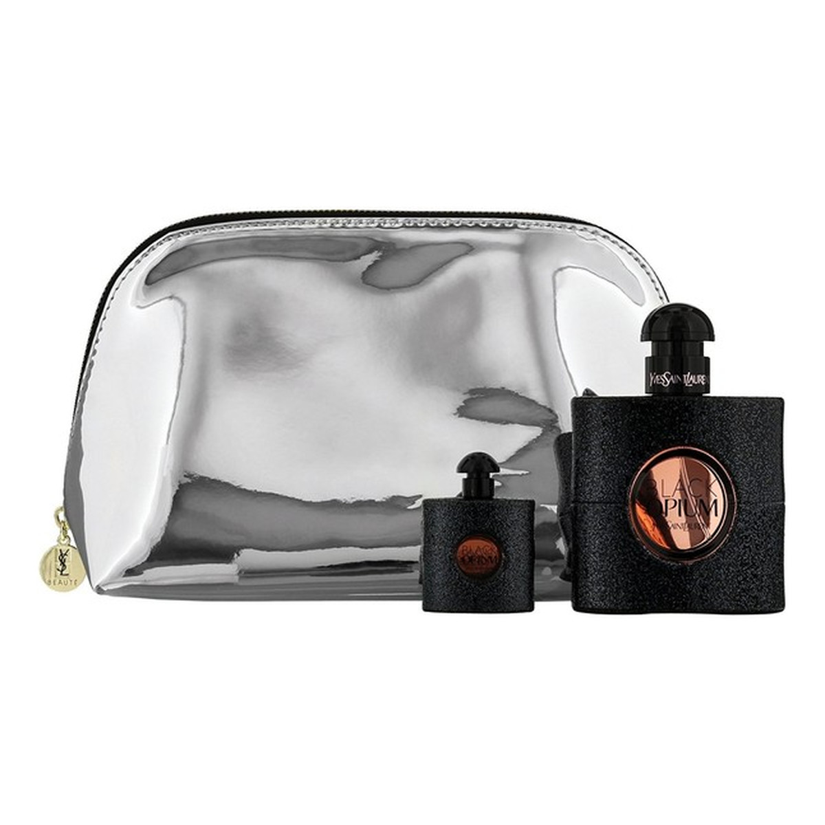Yves Saint Laurent Black Opium Pour Femme zestaw (woda perfumowana spray + miniatura + kosmetyczka)