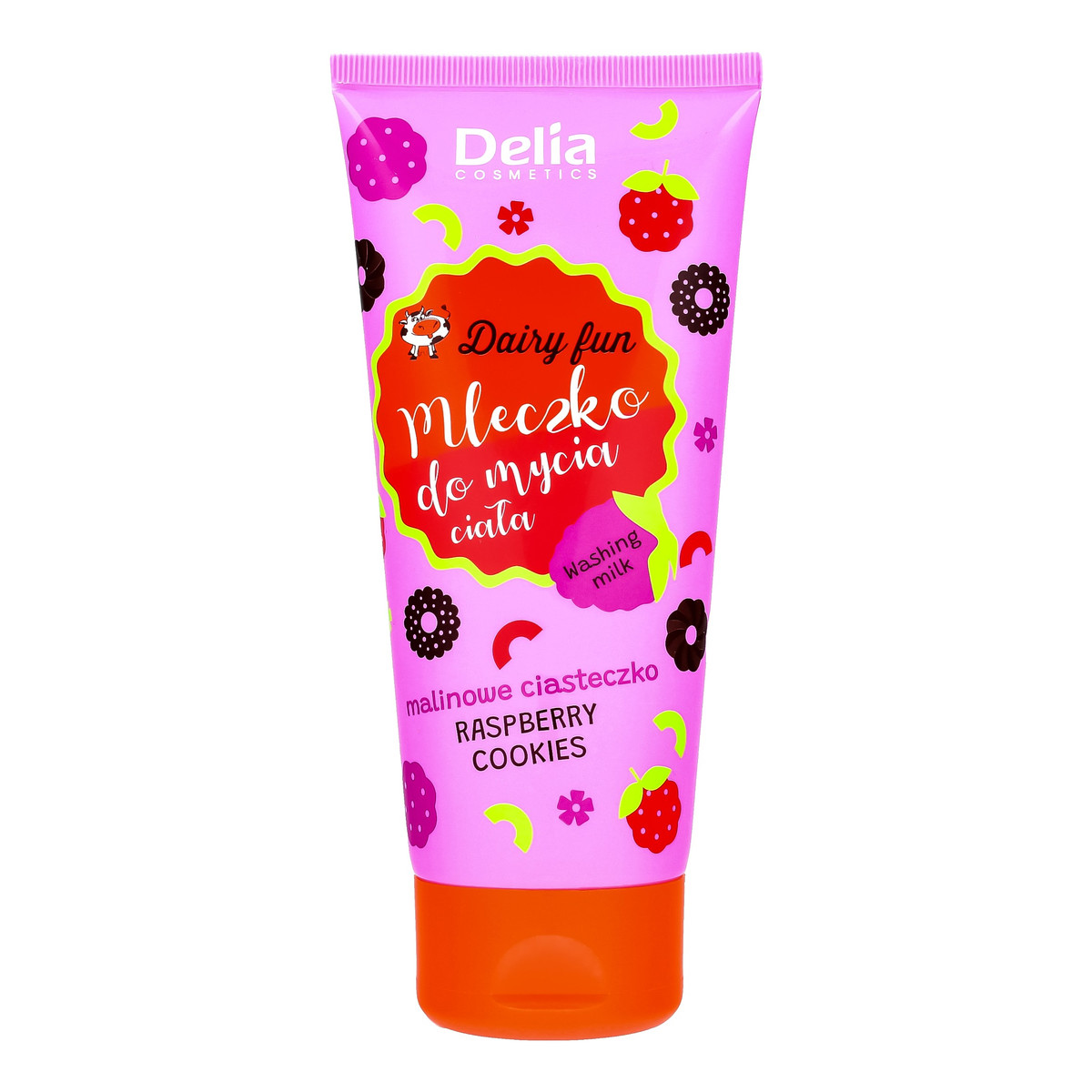 Delia DAIRY FUN Mleczko do mycia ciała-malinowe ciaste