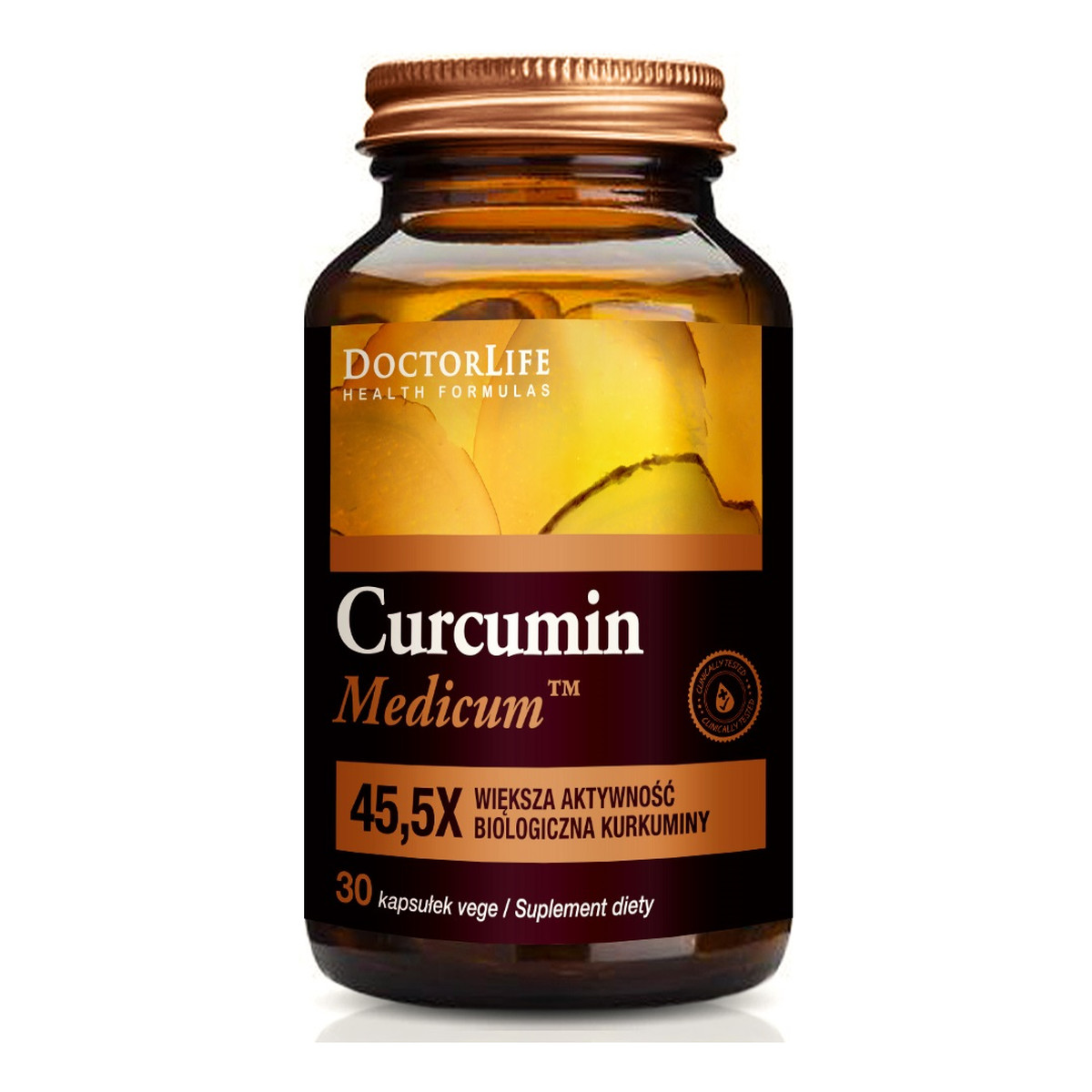 Doctor Life Curcumin Medicum kurkumina suplement diety 30 Kapsułek