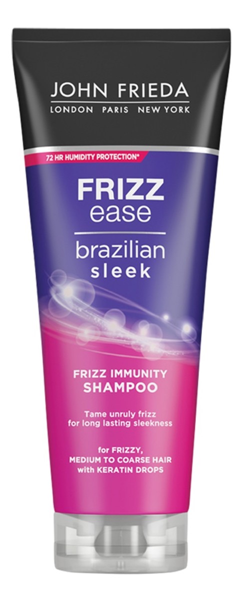 Frizz-ease brazilian sleek wygładzający szampon do włosów