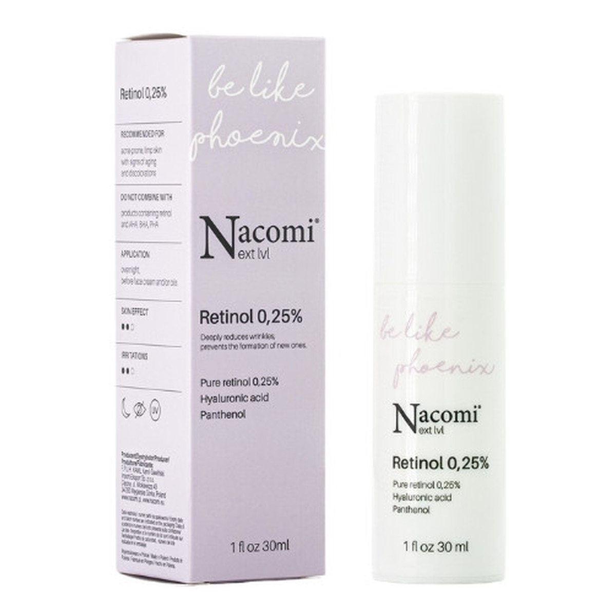 Nacomi Next Level Retinol 0.25% serum do twarzy 30ml