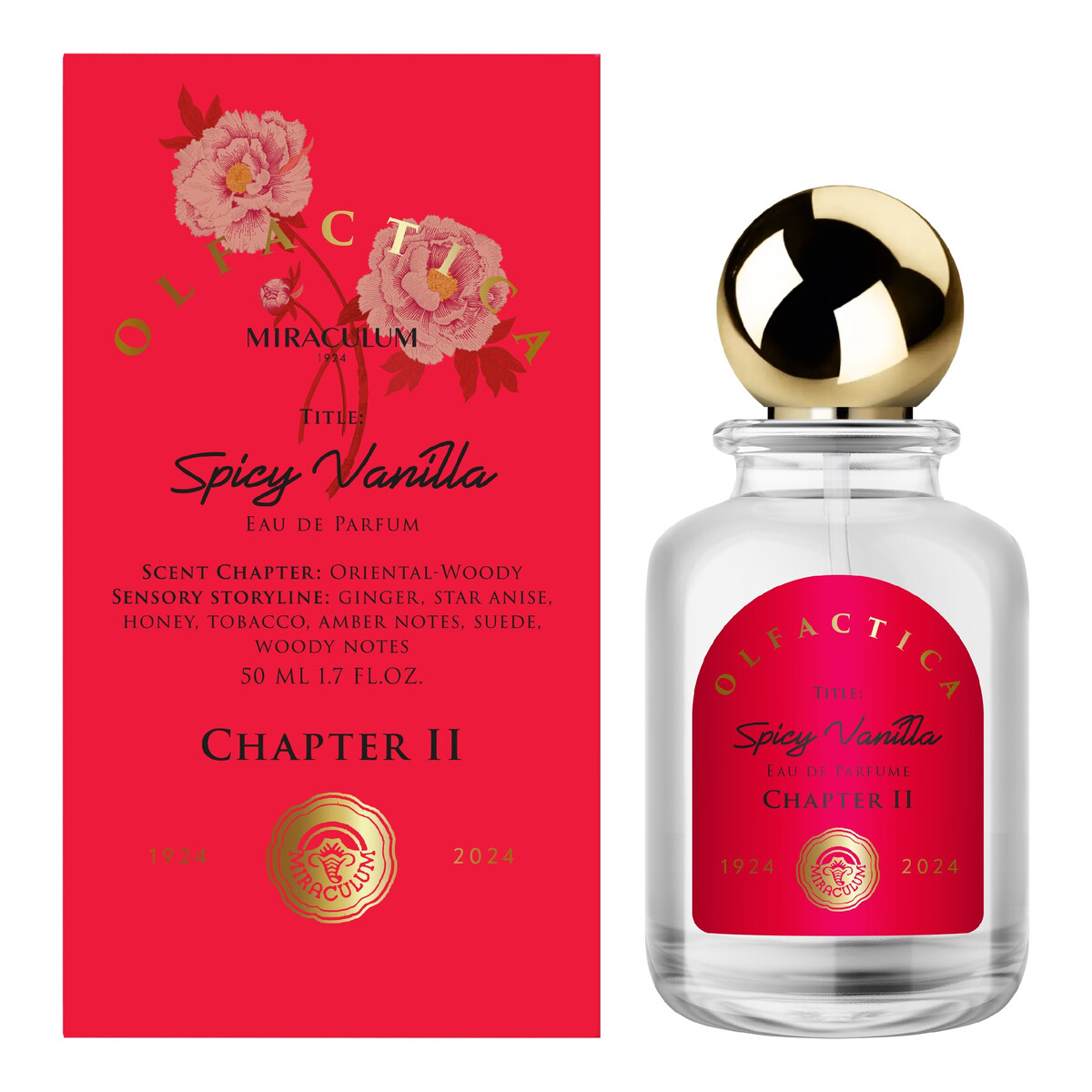 Miraculum Olfactica Woda perfumowana dla kobiet Spicy Vanilla - Chapter II 50ml