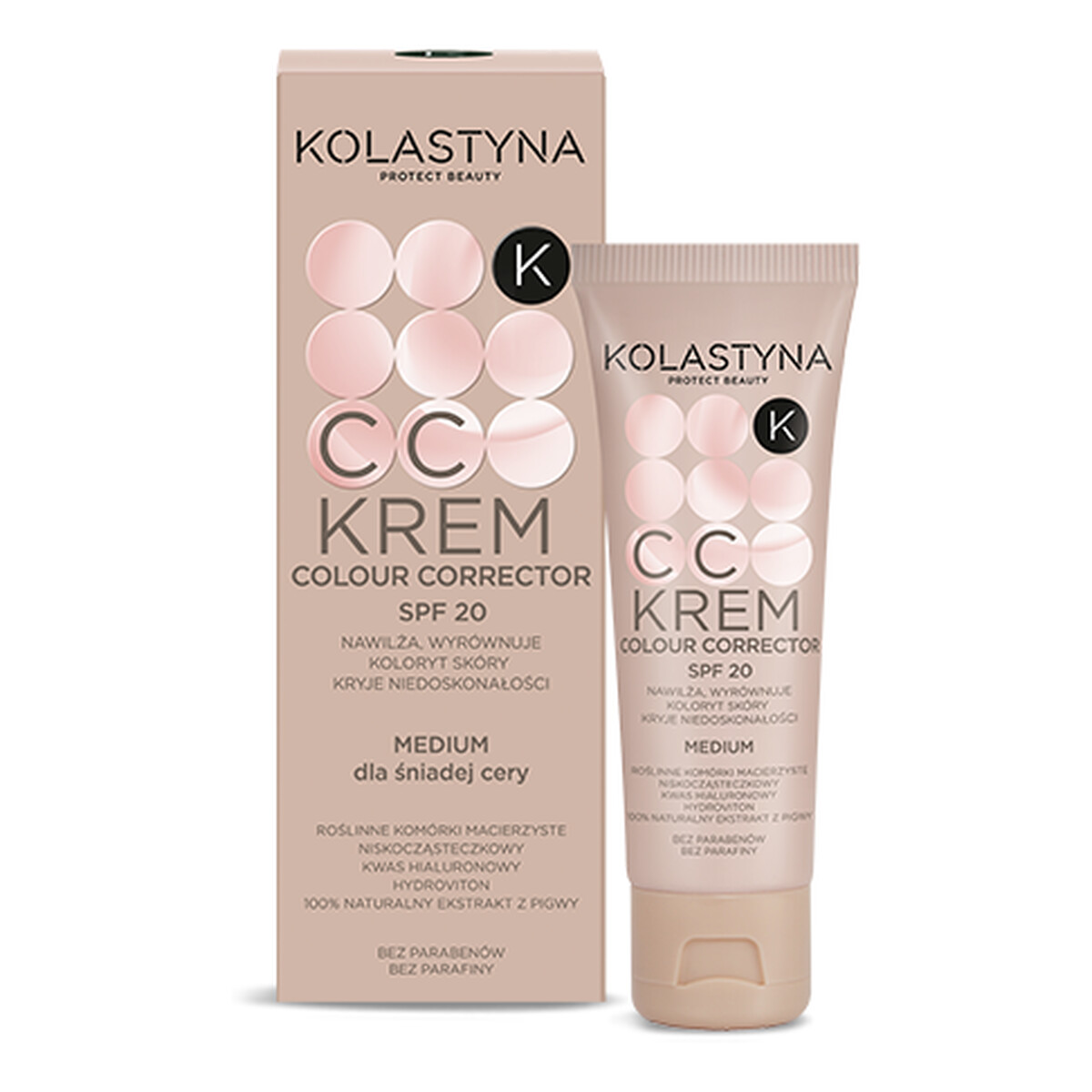 Kolastyna Medium CC Krem Do Twarzy SPF 20 40ml
