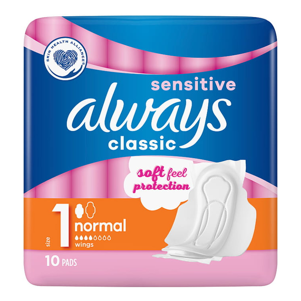 Always Classic Podpaski ze skrzydełkami Sensitive Normal