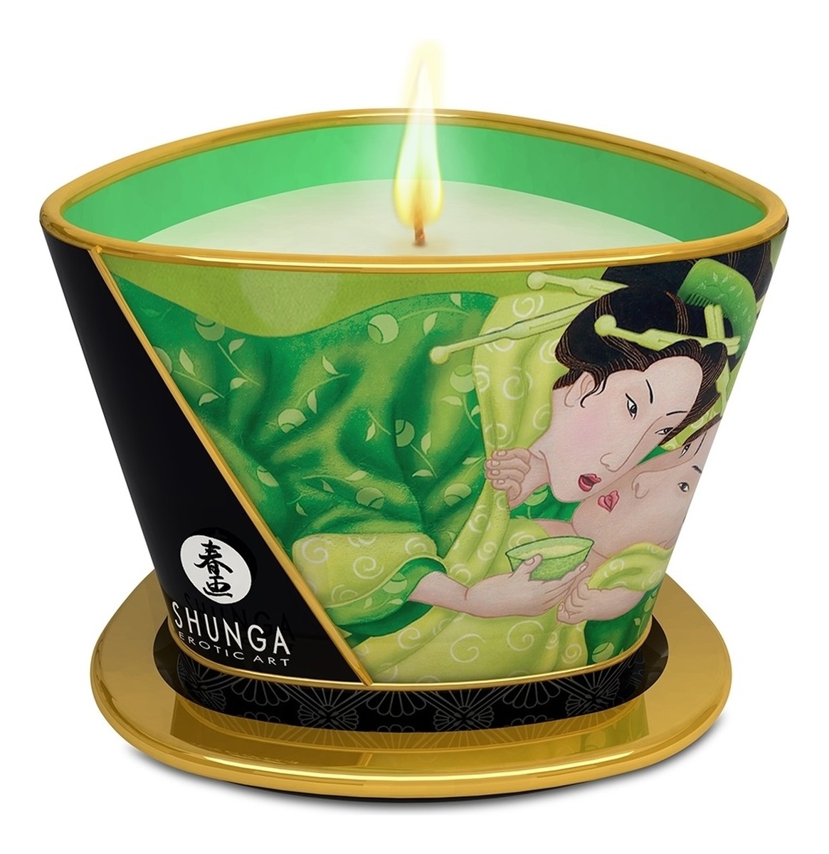 Massage candle świeca do masażu green tea