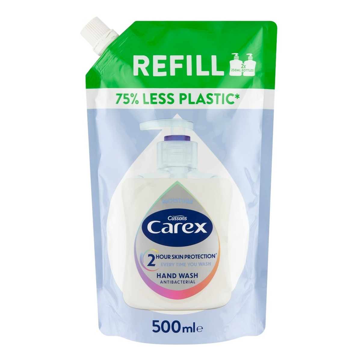 Carex Mydło antybakteryjne w płynie moisture-zapas 500ml